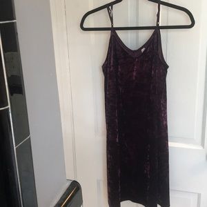 Mudd Purple Velvet Dress